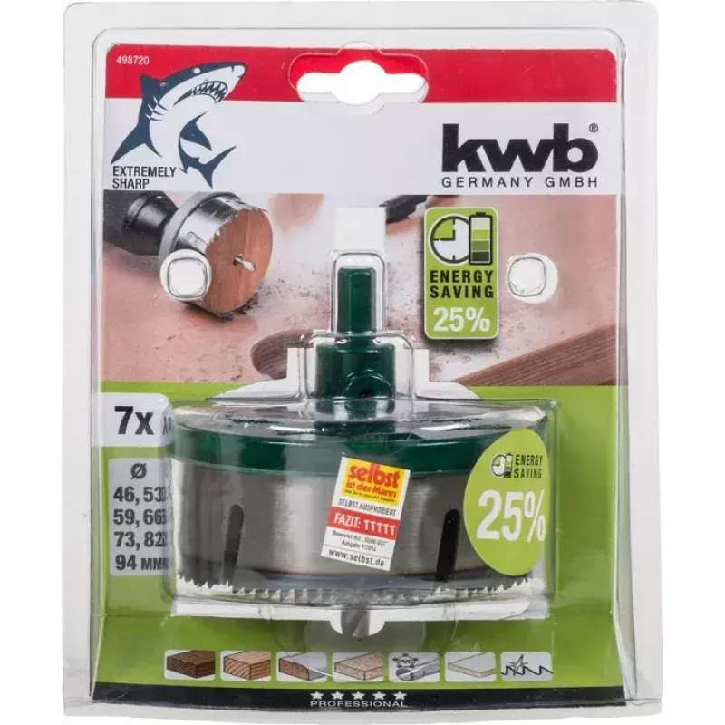 Σετ πριονιών τρυπανιού KWB 498720 7 τεμ.
