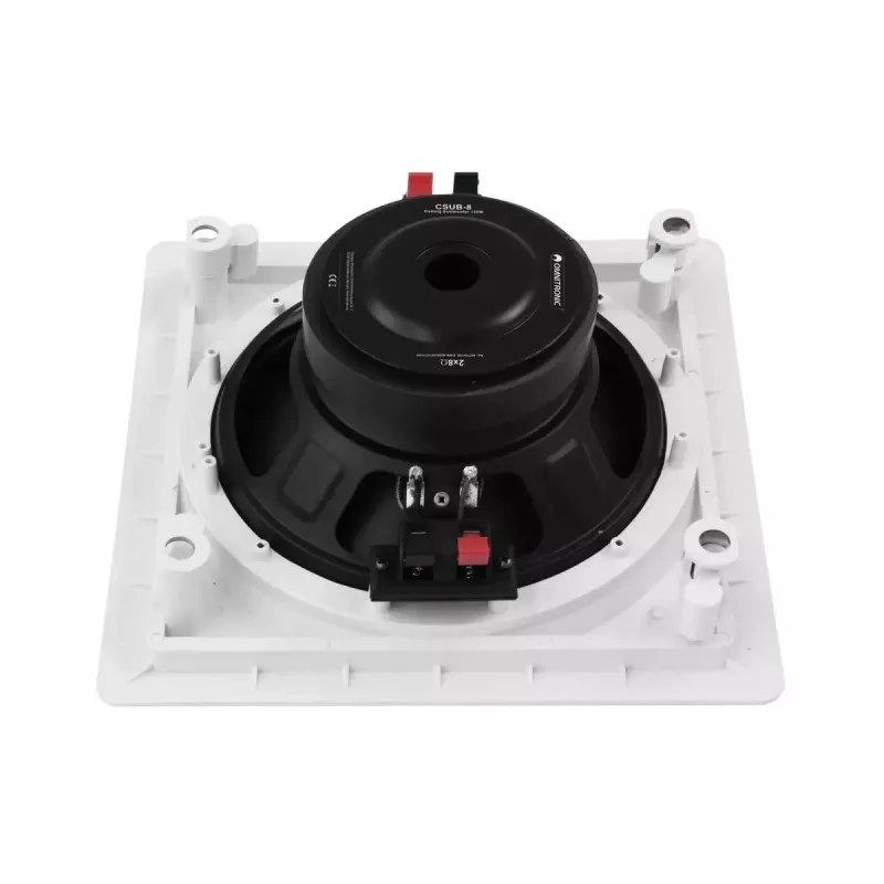 Omnitronic CSUB-8 Ηχείο οροφής, 120 W, 8 Ohm, Λευκό