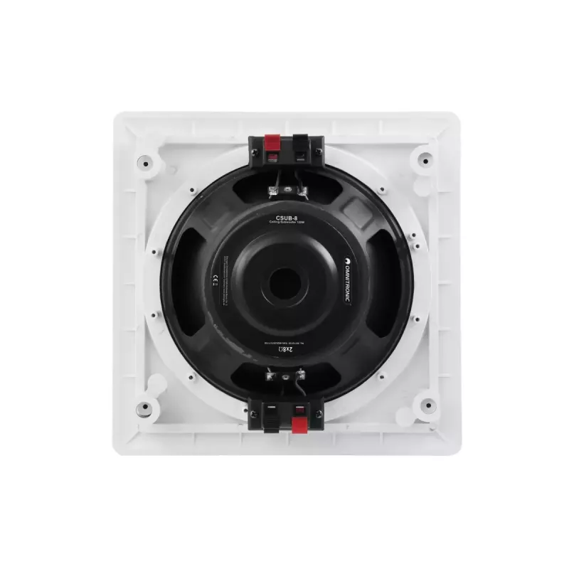 Omnitronic CSUB-8 Ηχείο οροφής, 120 W, 8 Ohm, Λευκό
