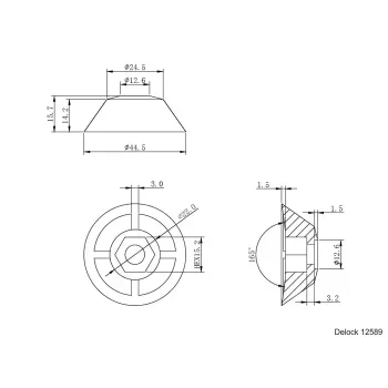 Βάση κεραίας DeLOCK 12589