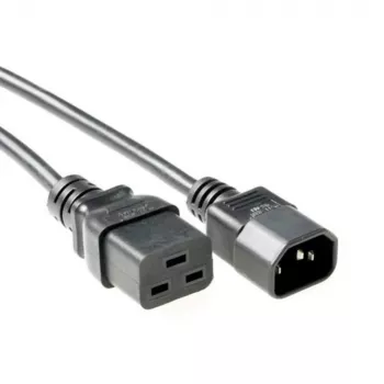 Καλώδιο τροφοδοσίας C14 - C19 μαύρο 1 m ACT Powercord AK5439