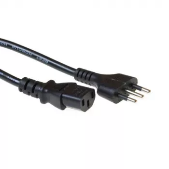 Καλώδιο τροφοδοσίας ACT Powercord ιταλικό βύσμα - C13 μαύρο 1,8 m
