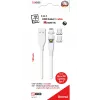 Καλώδιο USB 2GO 797317 1m USB B USB C/Micro-USB B/Lightning λευκό