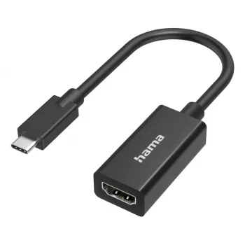 Προσαρμογέας βίντεο HAMA USB-C σε HDMI Ultra-HD 4K (Μοντέλο 00300087) – παθητική σύνδεση για βίντεο/ήχο