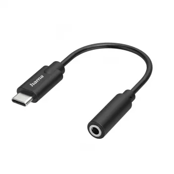 Hama 00300094 Καλώδιο ήχου 3,5 mm USB-Type-C μαύρο