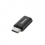 Hama 00300095 Προσαρμογέας Micro-USB B USB Type-C βύσμα αρσενικό μαύρο