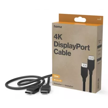 Καλώδιο DisplayPort HAMA Classic Line DP 1.2 Ultra-HD 4K 1,50 m