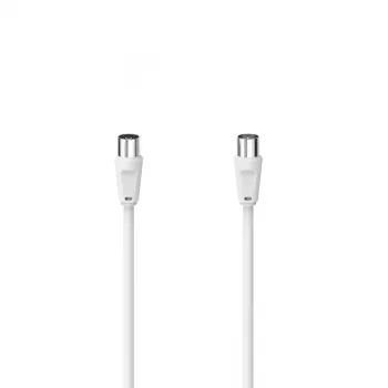 Ομοαξονικό καλώδιο Hama 00305045 10 m λευκό ομοαξονικό βύσμα αρσενικό