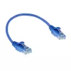 ACT μπλε 0,15 μέτρα LSZH U/UTP CAT6 καλώδιο patch slimline datacenter snagless με βύσματα RJ45