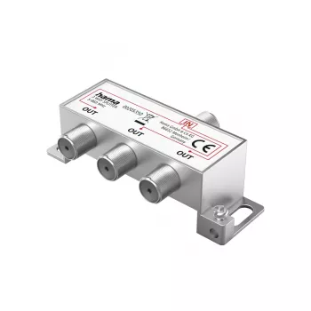 Hama 00205350 διαχωριστής/συνδυαστής καλωδίων ασημί