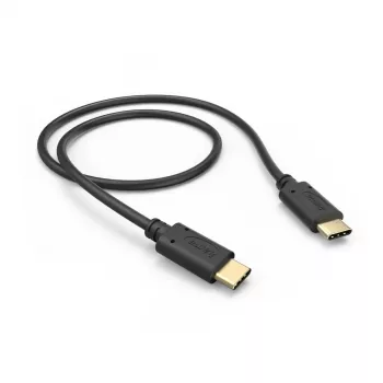 Hama 00201706 Καλώδιο USB USB 2.0 0,5 m USB-C Μαύρο