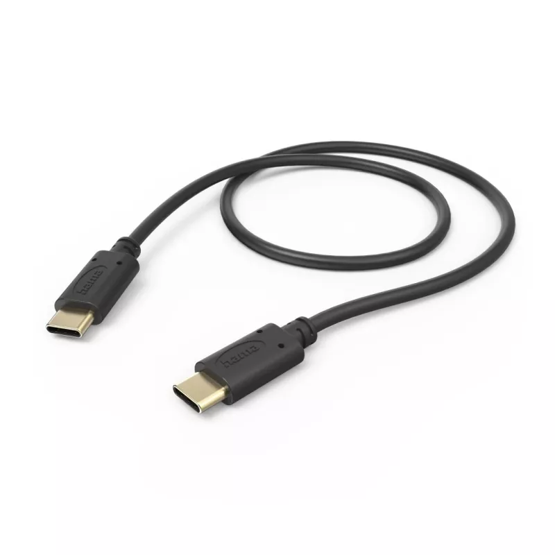 Hama 00201706 Καλώδιο USB USB 2.0 0,5 m USB-C Μαύρο