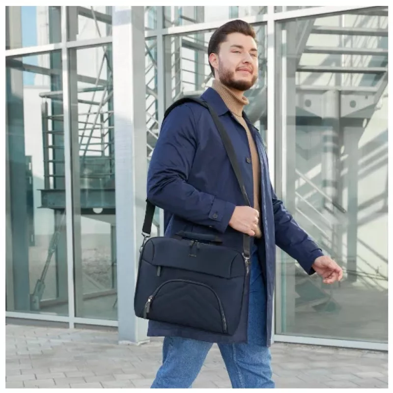 Hama Premium Lightweight τσάντα φορητού υπολογιστή, 40-41 cm (15,6-16,2 ίντσες), σκούρο μπλε