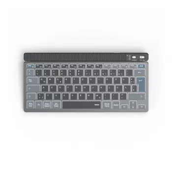 Hama WK-700 Πληκτρολόγιο Home/Office Bluetooth QWERTZ Γερμανικό ανθρακί, μαύρο, μπλε