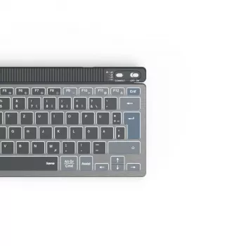 Hama WK-700 Πληκτρολόγιο Home/Office Bluetooth QWERTZ Γερμανικό ανθρακί, μαύρο, μπλε