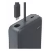 Hama «Travel» Power Pack με καλώδιο, 10.000 mAh, 2 έξοδοι: 2x USB-C, ανθρακί