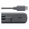 Hama «Travel» Power Pack με καλώδιο, 10.000 mAh, 2 έξοδοι: 2x USB-C, ανθρακί
