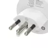 Hama 00223484 Προσαρμογέας Βύσματος Τύπου J σε Τύπου C (Ευρωπαϊκό Βύσμα) Λευκό