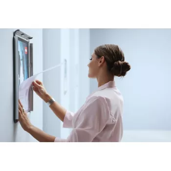 Nobo Essence A2 ανταλλακτικό κάλυμμα πλαισίου αφίσας, ανταλλακτικό κάλυμμα βάσης πινακίδων/βάσης πληροφοριών, 420 mm, 0,2 mm, 594 mm