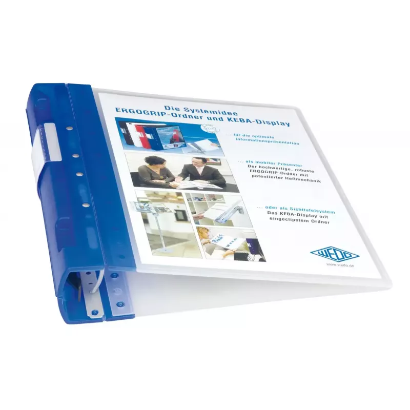 WEDO ERGOGRIP ντοσιέ παρουσίασης A4 ICE, 56 mm, γαλάζιο πάγου, 58 28003