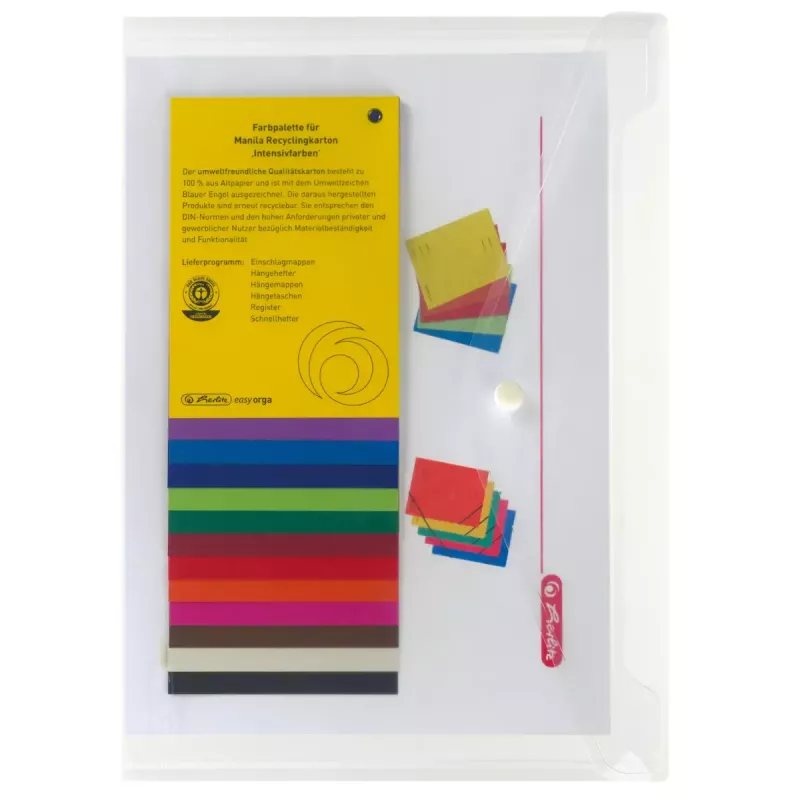 Ντοσιέ Herlitz 10657930 από πολυπροπυλένιο (PP), διαφανές, A4