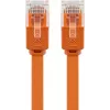 Επίπεδο καλώδιο patch Goobay CAT 6 U/UTP πορτοκαλί 1,5 m