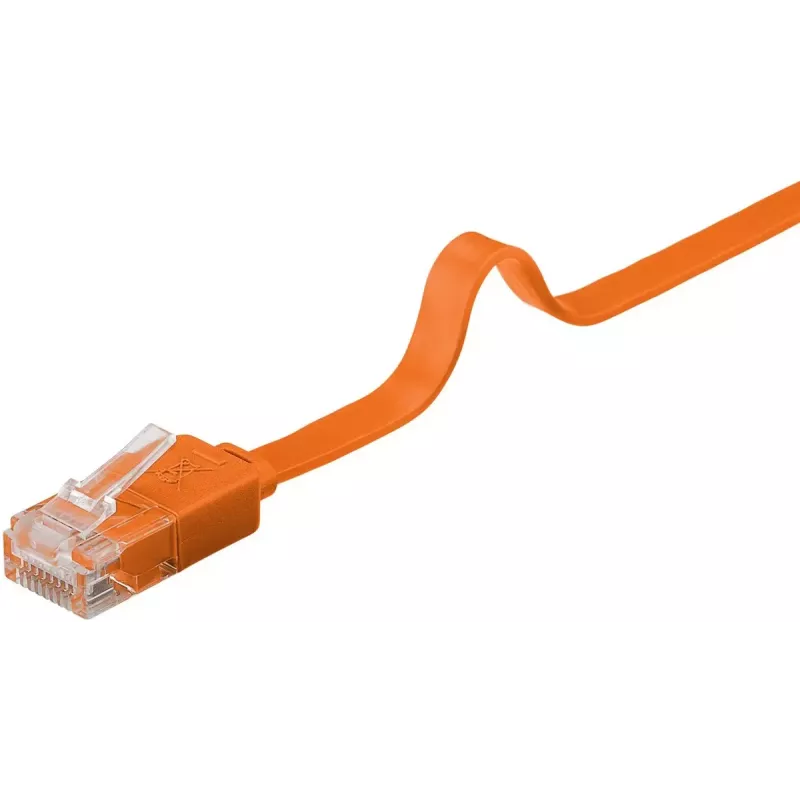 Επίπεδο καλώδιο patch Goobay CAT 6 U/UTP πορτοκαλί 1,5 m