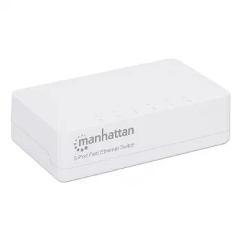Manhattan 5-Port Fast Ethernet Switch, Πλαστικό, Τριετής Εγγύηση, Κουτί