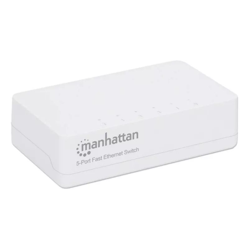 Manhattan 5-Port Fast Ethernet Switch, Πλαστικό, Τριετής Εγγύηση, Κουτί