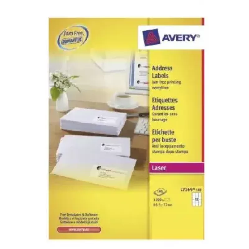 Αυτοκόλλητες ετικέτες Avery L7164-100