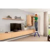 Σκάλα Krause 130082 αλουμινίου μαύρη μπλε