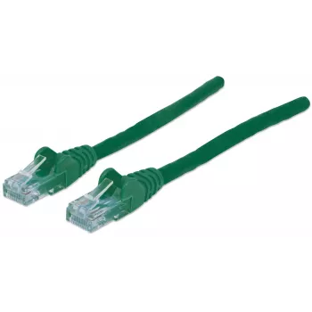 Intellinet καλώδιο δικτύου patch, Cat6, 20 m, πράσινο, CCA, U/UTP, PVC, RJ45, επιχρυσωμένες επαφές, χωρίς γλωττίδα, χυτό, εφ' όρου ζωής εγγύηση