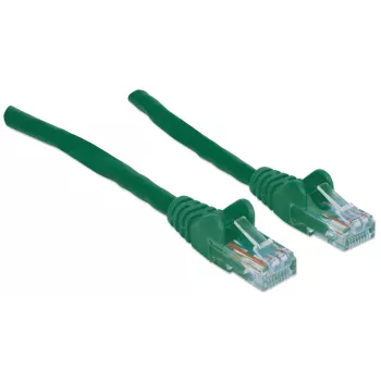 Intellinet καλώδιο δικτύου patch, Cat6, 20 m, πράσινο, CCA, U/UTP, PVC, RJ45, επιχρυσωμένες επαφές, χωρίς γλωττίδα, χυτό, εφ' όρου ζωής εγγύηση