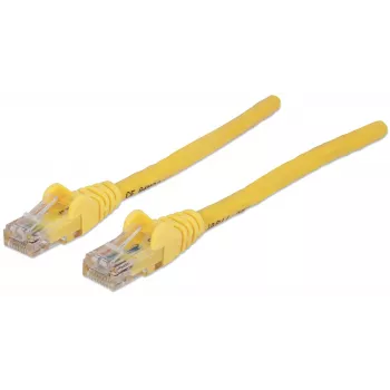 Καλώδιο δικτύου Intellinet, Cat6A, 30 m, κίτρινο, χαλκός, S/FTP, LSOH / LSZH, PVC, RJ45, επιχρυσωμένες επαφές, χωρίς μοχλό ασφάλισης, ενσωματωμένη προστασία κάμψης, εφ' όρου ζωής εγγύηση