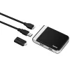 Hama 00054546 αναγνώστης καρτών USB 3.2 Gen 1 (3.1 Gen 1) Type-A/Type-C μαύρο, ασημί