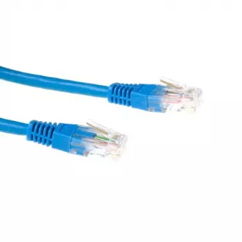 ACT μπλε καλώδιο Patch 7 μέτρων LSZH U/UTP CAT6 με βύσματα RJ45