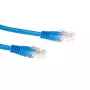 ACT μπλε καλώδιο Patch 7 μέτρων LSZH U/UTP CAT6 με βύσματα RJ45