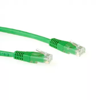 ACT πράσινο καλώδιο Patch 7 μέτρα LSZH U/UTP CAT6 με βύσματα RJ45