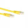 ACT κίτρινο καλώδιο Patch 7 μέτρα LSZH U/UTP CAT6 με βύσματα RJ45