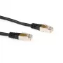 ACT μαύρο καλώδιο Patch 3 μέτρα LSZH SFTP CAT6 με βύσματα RJ45