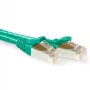 ACT πράσινο καλώδιο patch SFTP CAT6A 30 μέτρων χωρίς προεξοχή με βύσματα RJ45