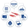 ACT κόκκινο 0,25 μέτρα U/UTP CAT6 Patch καλώδιο με βύσματα RJ45