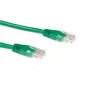 ACT Πράσινο 0,25 μέτρα U/UTP CAT6 Patch καλώδιο με βύσματα RJ45