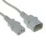 ACT Powercord C13 - C14 λευκό 1,8 m