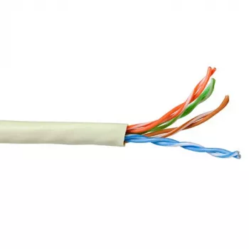 Καλώδιο patch ACT CAT5E U/UTP λεπτόκλωνο εκρού 100m