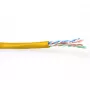 Καλώδιο patch ACT CAT6 U/UTP λεπτόκλωνο κίτρινο 100 m