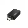 Hama 00200307 Αντάπτορας καλωδίου Micro-USB USB Type-A Μαύρο