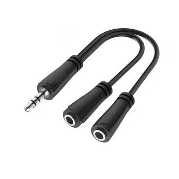 Hama 00200349 Καλώδιο ήχου 0,15 m 3,5mm 2 x 3,5mm μαύρο
