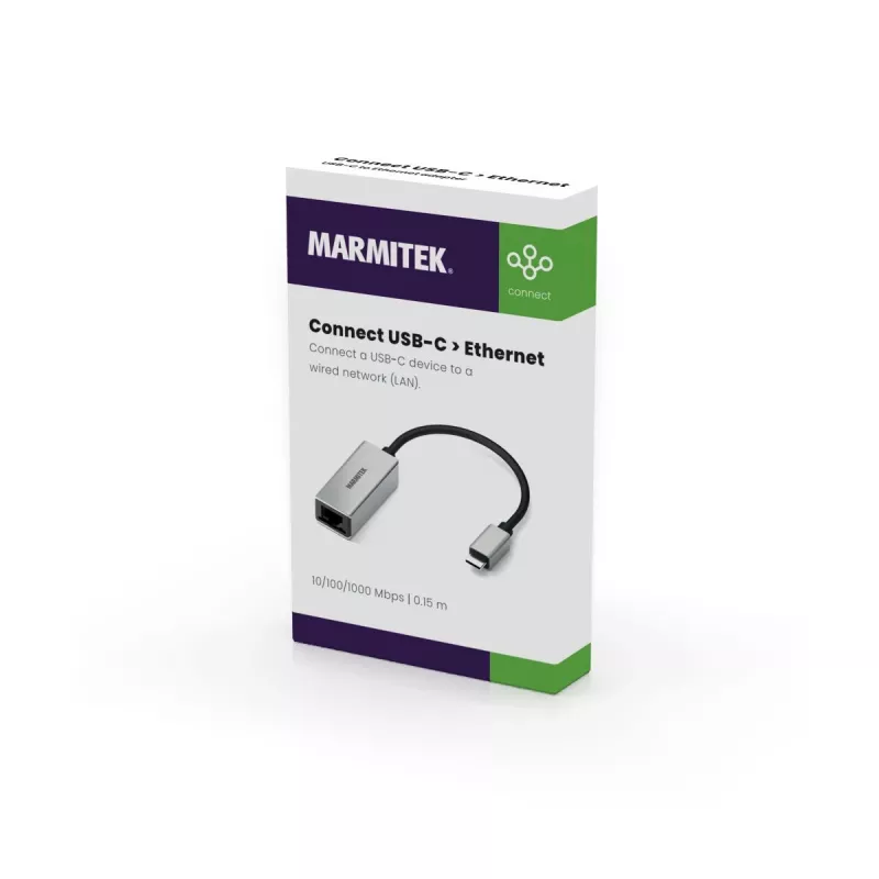 Marmitek Connect Προσαρμογέας USB-C σε Ethernet 8373
