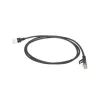 ACT Μαύρο 7 μέτρα LSZH U/FTP CAT6A Datacenter Slimline καλώδιο patch με βύσματα RJ45